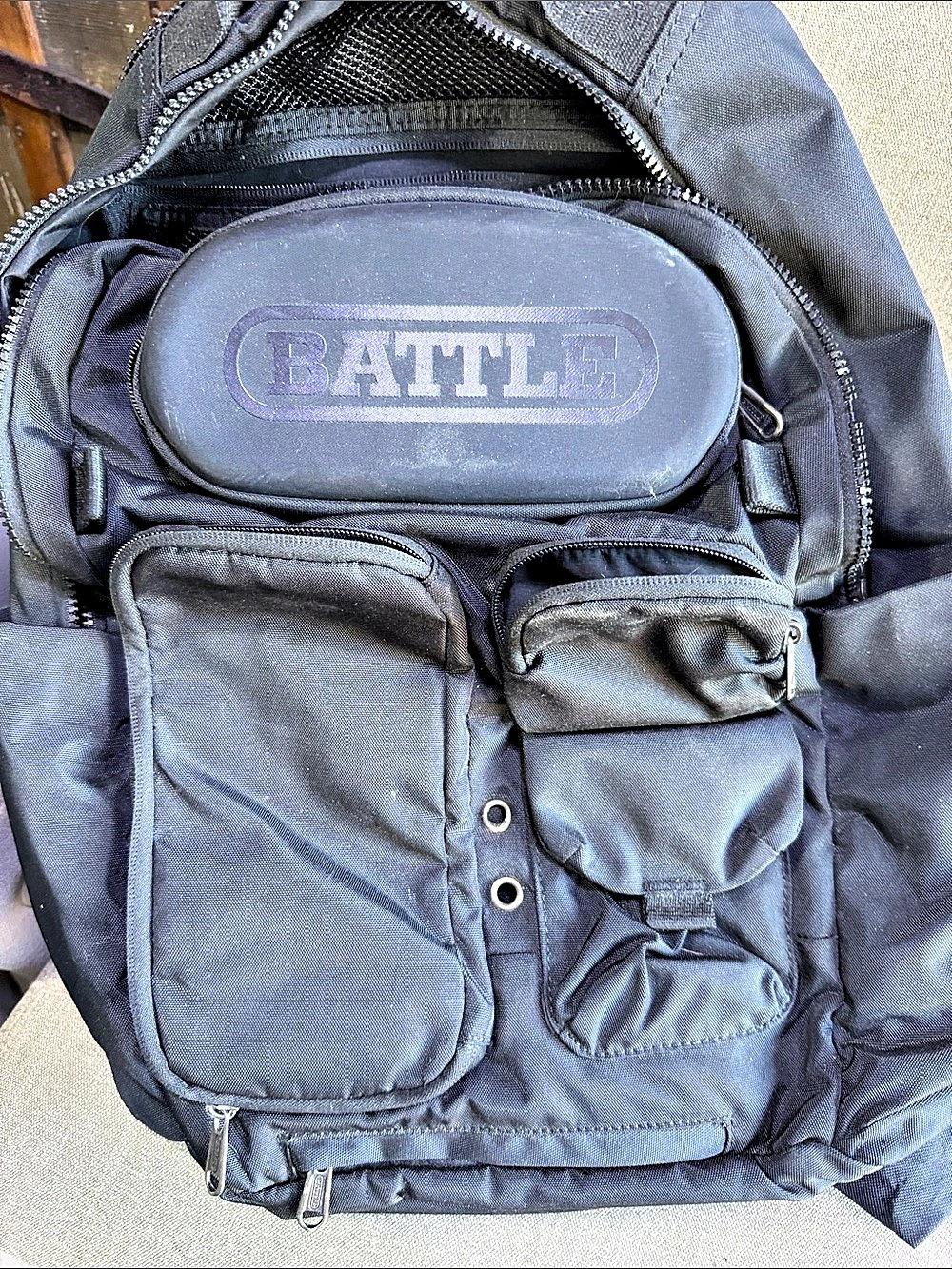 Battle Black Backpack